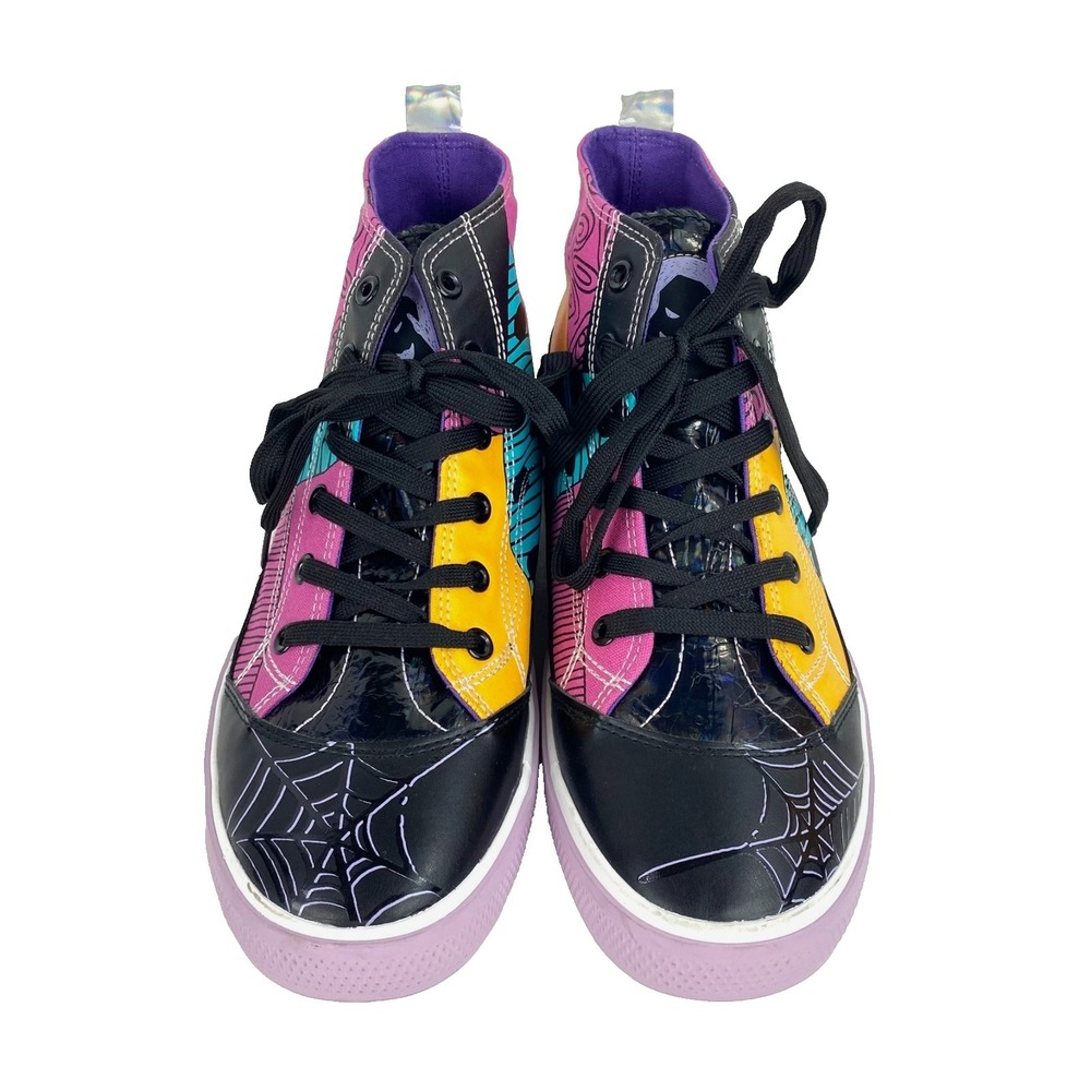 New Disney Nightmare Before Christmas Sneakers Women's 9.5 Hi Top Tennis Shoes - Picture 9 of 14
